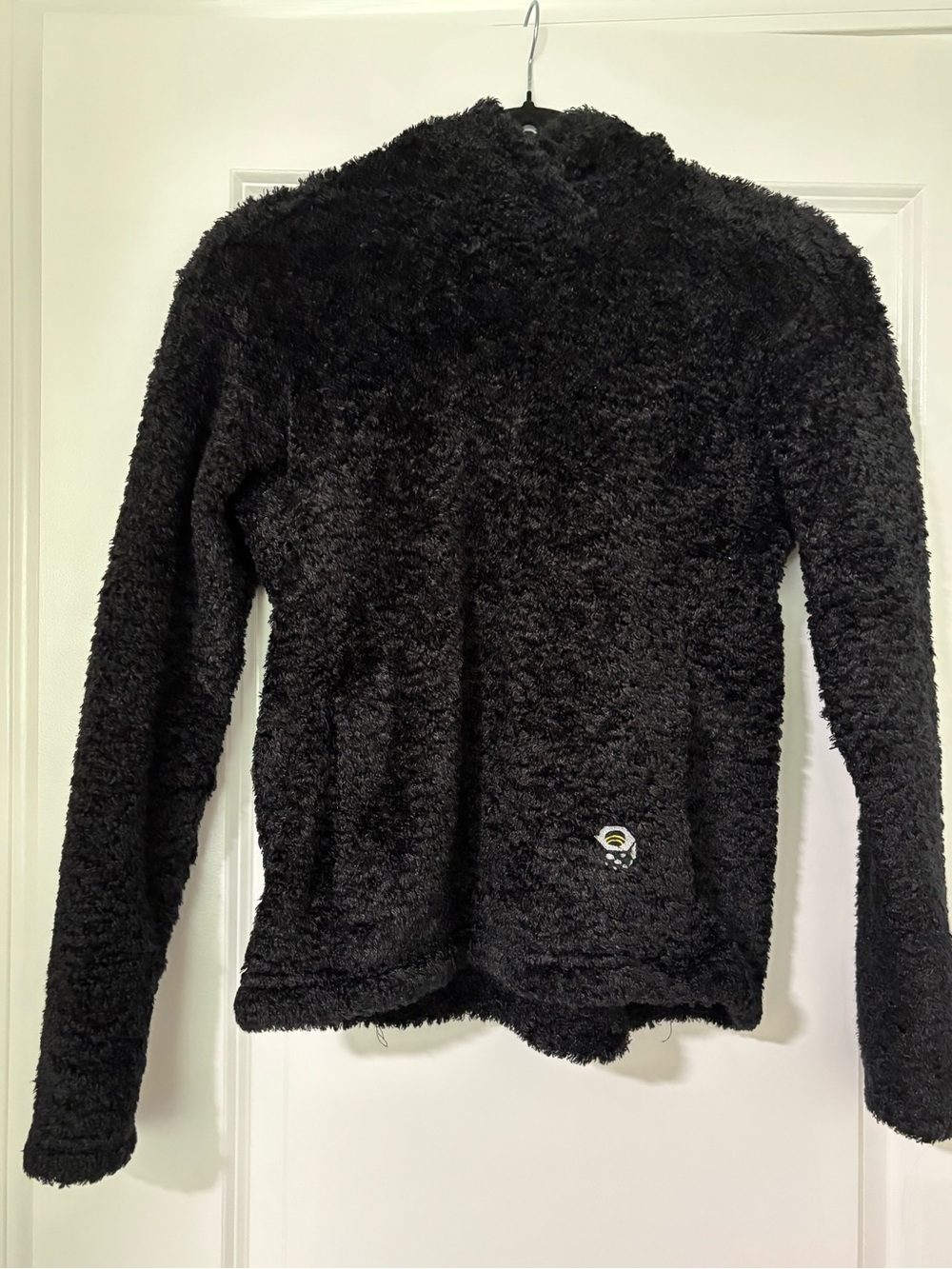 Mountain Hardwear Black Plush Fleece Hoodie Size S